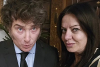 En otra señal de respaldo, Milei fue al Ministerio de Capital Humano y se reunió con Sandra Pettovello