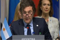 Milei reiteró su apoyo a la canciller Diana Mondino