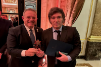 Milei ratificó su alianza con Israel en la inauguración de una fundación en el país