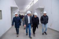 Avanzan las obras en la Escuela Jorge Washington de Pocito: Marcelo Orrego supervisa los trabajos