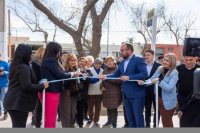 Vecinos de un barrio de Rivadavia ya cuentan con una nueva plazoleta que fue inaugurada