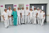 La intervención estuvo a cargo del equipo de profesionales del Hospital San Roque y de Cirugía Periférica