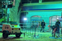 Descubren un túnel de casi 3 metros hecho para robar un banco en San Isidro