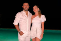 Mediante un tierno posteo, el Kun Agüero y Sofía Calzetti le dieron la bienvenida a su hija Olivia
