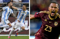 Argentina no pudo mantener la ventaja y empató con Venezuela 1 a 1 por las Eliminatorias