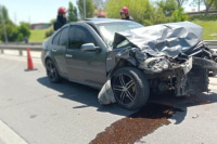 Triple choque en avenida Circunvalación, una mujer debió ser hospitalizada de urgencia