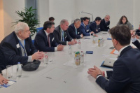 Marcelo Orrego mantuvo una reunión con importantes representantes del Parlamento Europeo