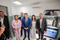 El gobernador Marcelo Orrego inauguró la ampliación y refacción de un Centro de Salud en Chimbas
