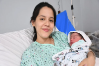 El es Luca Giovanni, el primer bebé del 2025