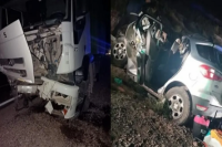 Trágico choque frontal en Ruta 7: tres personas fallecieron