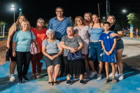 El Barrio Juana Manso, 2 de abril y 17 de agosto ya disfrutan de Luminaria LED