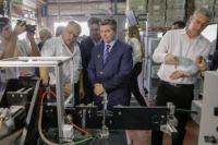 El Gobernador Orrego participó del lanzamiento de una nueva línea de producción de Rivulis Argentina