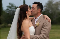 Luciano Pereyra y Julia Rezzuto se casaron: las imágenes de su boda