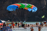 El paracaidismo tendrá en Punta Negra un evento único en Argentina