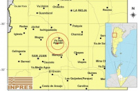 Un sismo de magnitud 3,8° despertó a los vecinos de Valle Fértil
