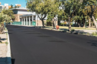 Avenida Libertador: pavimentaron el primer tramo que se habilitará el lunes 31 de marzo 