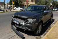 Una mujer tuvo que ser llevada al hospital tras protagonizar un choque en Capital