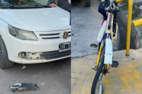 Un ciclista de 66 años fue embestido por un auto y terminó hospitalizado en grave estado