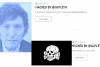 Hackearon la página de la Caja de Acción Social con un mensaje en contra de Javier Milei
