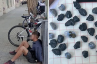 Detienen a un joven con marihuana frente a un colegio céntrico de San Juan
