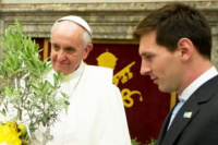 El sentido mensaje de Messi por la muerte del Papa Francisco: 