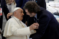 Javier Milei sobre el papa Francisco: 