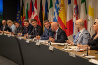 Marcelo Orrego presentó el potencial de San Juan ante diplomáticos de 22 países de la Unión Europea
