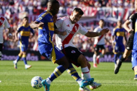 Superclásico en el Monumental: River le gana por 2 a 1 a Boca en el primer tiempo