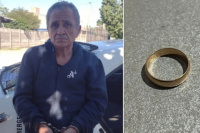 Pidió prestado un anillo de oro para un orzuelo y trató de robarlo: quedó detenido