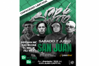 Hernán MC será telonero de XXL Irione, El Melly y Fili Wey en San Juan