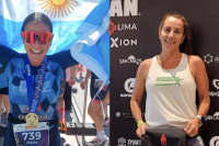 Dos sanjuaninas brillaron en el Ironman 70.3, en España y Perú