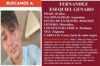 Intensa búsqueda policial de un joven desaparecido desde el miércoles