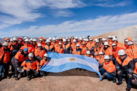 El gobernador Orrego encabezó el acto histórico del Día de la Minería que este año se hizo en Veladero