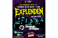 EXPLENDEN llega a San Juan con su gira “Desaparece el Mundo” en lo que será una noche a puro punk rock