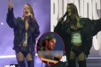 Rodrigo de Paul y Julián Álvarez disfrutaron del show de Tini Stoessel en Madrid