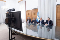 Orrego participó de una reunión clave con Nación por el nuevo régimen para blanquear dólares