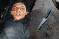 Tensión en Chimbas: un exconvicto intentó asaltar, amenazó a una mujer con un cuchillo y terminó detenido