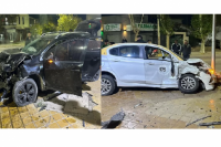 Robo, persecución y choque: cuatro jóvenes causaron un violento accidente en Capital