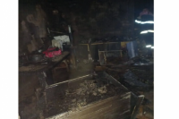 Incendio devastador en Caucete: las perdidas materiales fueron totales