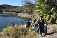 Jornadas de plogging en Valle Fértil para promover el cuidado del medio ambiente