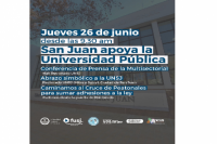 San Juan se une en defensa de la universidad pública: conferencia de prensa en la UNSJ