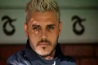 Mauro Icardi fue a buscar a sus hijas a la casa de Wanda Nara