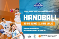San Juan será sede del Torneo Argentino de Selecciones Adultas A de Handball
