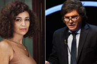 Javier Milei denunció por injurias a la periodista Julia Mengolini