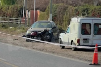 Un policía terminó gravemente herido tras chocar con un auto en un accidente ocurrido en Caucete