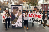 Familiares y amigos de Máximo Tantén marcharon en la plaza 25 pidiendo justicia