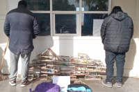 Tráfico de fauna en Albardón: cuatro detenidos y 13 aves recuperadas