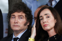 Milei contraataca en redes tras las críticas de Villarruel