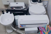 Robo frustrado en Rawson: los ladrones dejaron el botín luego de que se active la alarma