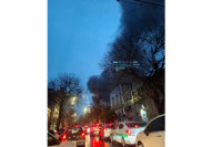 Voraz incendio en un galpón de La Plata